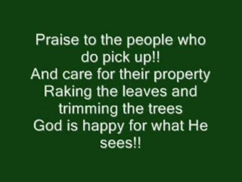 On Apr 16 2013, a windy day, while at the bus stop I notice a lot of garbage blowing around and stuck to a fence. That birthed this song. Words and Music by Linda Conn© Registered with Socan.