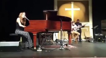 American Idol Finalist Angie Miller Sings at Church You Set Me Free 