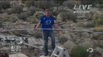 Christian Tight Rope Stuntman Praises Jesus Entire Way Over Grand Canyon 