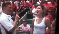 After almost getting killed and losing his leg in Iraq, Marine Corporal Chad Watson knew he had his match made in heaven as his girlfriend stood beside him the entire way.  Watch as he surprises her with a very important question at a St. Louis Cardinals game.  :)
