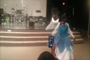 Praise Dance by Vickie and Joy Williams at church in Fenton MO