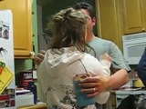 After they endured the loss of their first child, this mom to be had a huge surprise to tell her husband. His surprise and warm embrace will be remembered by their family forever. 