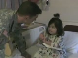 Soldier Surprises His Little Girl in the Hospital