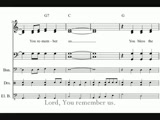 For audio (wav) and sheet music (pdf) files of this song, go to:<br />https://www.dropbox.com/sh/lc46a7qugbtv72y/_UzN_ZIwUG<br /><br />People of God, trust in the Lord.<br />He is our help and shield.<br />You who fear Him, gather near Him.<br />He is our help and shield.<br /><br />Lord, You remember us.<br />You bless the great and the small.<br />To everyone who fears Your holy name,<br />You make good come to us all.