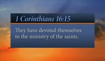 In Short: Is God calling you?<br /><br />Verse: "I urge you, brethren—you know the household of Stephanas, that it is the firstfruits of Achaia, and that they have devoted themselves to the ministry of the saints." <br />—1 Corinthians 16:15<br /><br />For more daily devotionals, visit www.itiswritten.com/everyword<br /><br />09/19/13