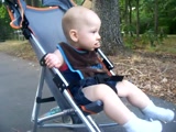 This baby is big boy! He didn't cry when he heard the bang of the loud fireworks, instead he had a rather shocking reaction! 