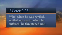In Short: The temptation is to lash out...<br /><br />Verse: "Who, when he was reviled, reviled not again; when he suffered, he threatened not; but committed himself to him that judgeth righteously."<br />—1 Peter 2:23<br /><br />For more daily devotionals, visit www.itiswritten.com/everyword<br /><br />09/20/13