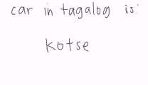Tagalog - Car