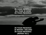 Disclaimer: I do not own this song.. This song is called in your presence by Jason Upton... May this bless all who watches it!