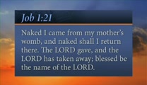 In Short: What's your attitude toward God when you go through hard times?<br /><br />Verse: "Naked I came from my mother’s womb, and naked shall I return there. The Lord gave, and the Lord has taken away; blessed be the name of the Lord."<br />—Job 1:21<br /><br />For more daily devotionals, visit www.itiswritten.com/everyword<br /><br />09/24/13