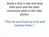 Make "Thanksgiving Apple Cider" with your Sunday School class this year to teach them all about the concept of the trinity (and being thankful for the "little things" in life. For more Thanksgiving Sunday School ideas, visit: https://www.christianitycove.com/thanksgiving/