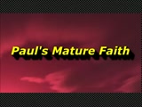 Randy Winemiller<br />Paul's Mature Faith<br />October 6th, 2013
