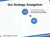 Part 2 of our new ministry strategy planning as a church.