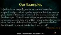What can the church learn today from Old Testament stories? Have you ever considered the Passover and wilderness wanderings as an example for yourself? Paul tells us they are, so let's dig into them and see what treasures they hold for us and our relationship with God right now!