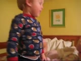 Dramatic little girl's bedtime prayer has punch.