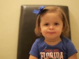 This sweet little girl, Chech, has big opinions on sports teams, and a lot of love for her Daddy. So adorable!