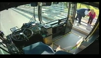 A bus driver was going about his route when he noticed something strange: a woman about to jump off of a bridge. What he does next is truly miraculous. God bless this bus driver!