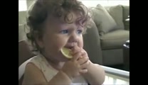 This compilation of adorable babies' funny lemon faces is priceless!  Watch and share in that first moment when they learned what "sour" means. 