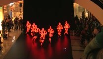 This unique dance group will light up your world with this glowing dance number!