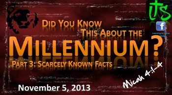 Did You Know This About the Millennium? Part 3