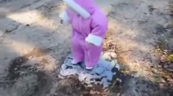 Toddler Discovers the Simple Pleasures of Winter (It'll Warm Your Heart!) 