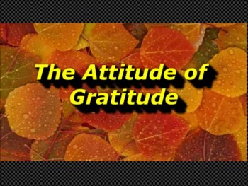 Randy Winemiller - The Attitude of Gratitude 
