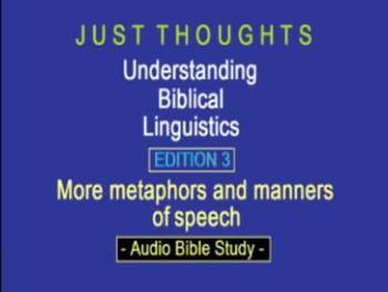 Just Thoughts Understanding Biblical Linguistics Edition 3  