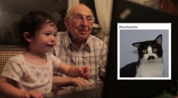 A 91-Year-Old and 18-Month-Old Adorably Spend Time Together Online 