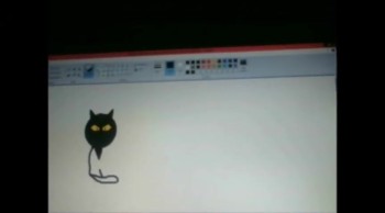 speed draw long tooth my made up cat 