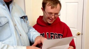 A Young Man With Down Syndrome Gets Some VERY Good News - Just Watch