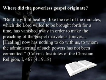 Confronting the Powerless Gospel with God's Word (Part 1)