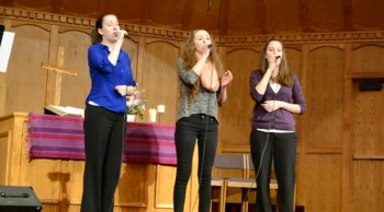 Three Sisters Worship God With Powerful Rendition of What A Savior 