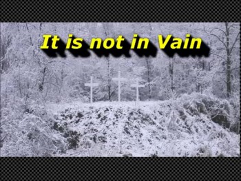 It is not in Vain - Randy Winemiller 