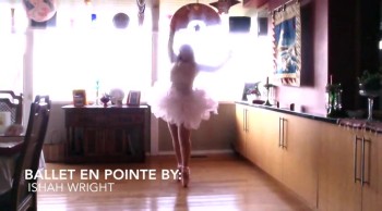 Pro-Straight Ballet En Pointe Praise Dancing 