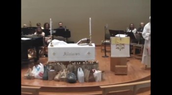 Pastor Ed provides the sermon this glorious day.