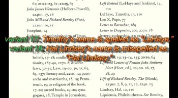 A closer look at Bart Ehrman's book entitled "Misquoting Jesus", using his own technique to look at the Bible.