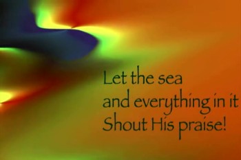 This could be used as shown for offering or other transitions; or without sound while words guide vocal reading.<br /><br />Insight: The words of psalm 98 praise the creation, and scenes from coastlines are included as a setting where sea, hills and rivers come together, to reflect the images in the lines of the psalm.