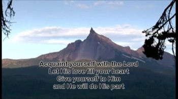 Acquaint yourself with the Lord - Rob Goodfellow 