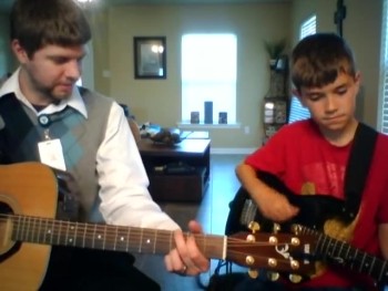 Josh and I jam out...2 
