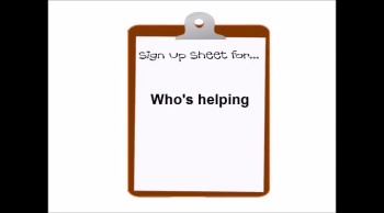 Sign-Up Sheet Video 