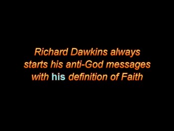 Atheist Richard Dawkins and faith 