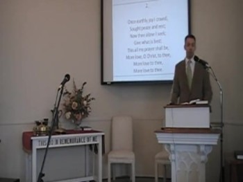 Join the congregation of First Presbyterian Church of Perkasie Pennsylvania as we worship the Lord by singing the great hymns of the Christian faith. We sing from the original Trinity Hymnal of the Orthodox Presbyterian Church. This hymn was sung on August 3, 2014. Joseph Waggoner led the congregation with accompaniment on the piano by Rebekah Waggoner, Michael Taraborrelli on the guitar, and Pastor MacLaren on the Trombone.  First Church is a member of the Orthodox Presbyterian Church.  The Rev. R. Scott MacLaren is the pastor.