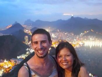 Daniel e Patricia no Brasil 