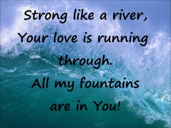All My Fountains lyrics video 
