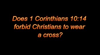 A look on how Jehovah's Witnesses interpreting 1 Corinthinas 10:14