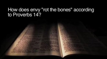 BibleStudyTools.com: How does envy 'rot the bones' according to Proverbs 14? - Melissa Kruger 