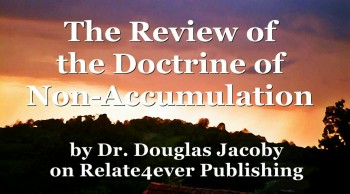The Review of the Doctrine of Non-Accumulation by Douglas Jacoby 