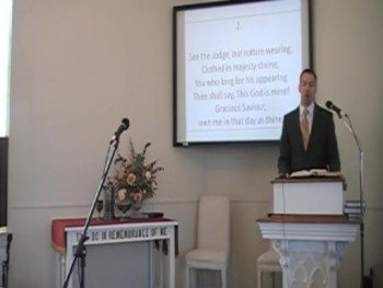 Join the congregation of First Presbyterian Church of Perkasie Pennsylvania as we sing the great hymns of the Christian faith from the original Trinity Hymnal of the Orthodox Presbyterian Church. This hymn was sung on September 28, 2014 at First Presbyterian Church of Perkasie, PA. First Church is a member of the Orthodox Presbyterian Church.  The Rev. R. Scott MacLaren is the pastor.