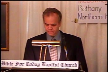 BFTBC – Genesis 48:1-22– Genesis Bible Study  – Daniel S. Waite<br /><br />On Tuesday, October 28,  2014, Pastor Daniel S. Waite discussed Genesis 48:1-22 at the Genesis Bible Study of the Bible For Today Baptist Church of Collingswood, New Jersey.<br />		<br />Pastor D. A. Waite<br />Bible For Today Baptist Church<br />900 Park Avenue<br />Collingswood, NJ 08108<br /><br />www.BibleForToday.org<br />856-854-4747<br /><br /><br /><br />1.	Who said, “Gather yourselves together, that I may tell you that which shall befall you in the last days.” (Genesis 49:1)?<br />2.	Which one of the sons of Jacob was the beginning His strength  (Genesis 49:3)?  <br />3.	Name the two sons of Jacob who he considered as “instruments of cruelty” (Genesis 49:5)?<br />4.	Which one of Jacob’s sons was likened to a “lion’s whelp” (Genesis 49:10)? <br />5.	Who was prophesied to “dwell at the haven of the sea” (Genesis 49:13)?<br />6.	Name the son who was pictured as “couching down between two burdens” (Genesis 49:14)? <br />7.	Which one of the sons of Jacob was to “judge his people, as one of the tribes of Israel” (Genesis 49:16)? <br />8.	Who was prophesied to “overcome at the last” (Genesis 49:19)? <br />9.	Name the son who was foretold to “yield royal dainties” (Genesis 49:20)?<br />10.	(1) Write down any verse you like from chapter forty-eight, and (2) why did you select this verse?