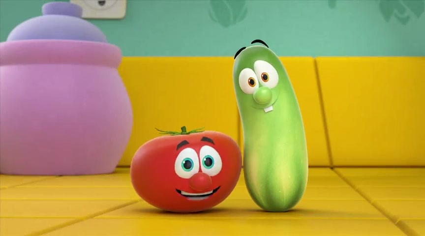 Special Thanks from Bob and Larry from VeggieTales in the House! 